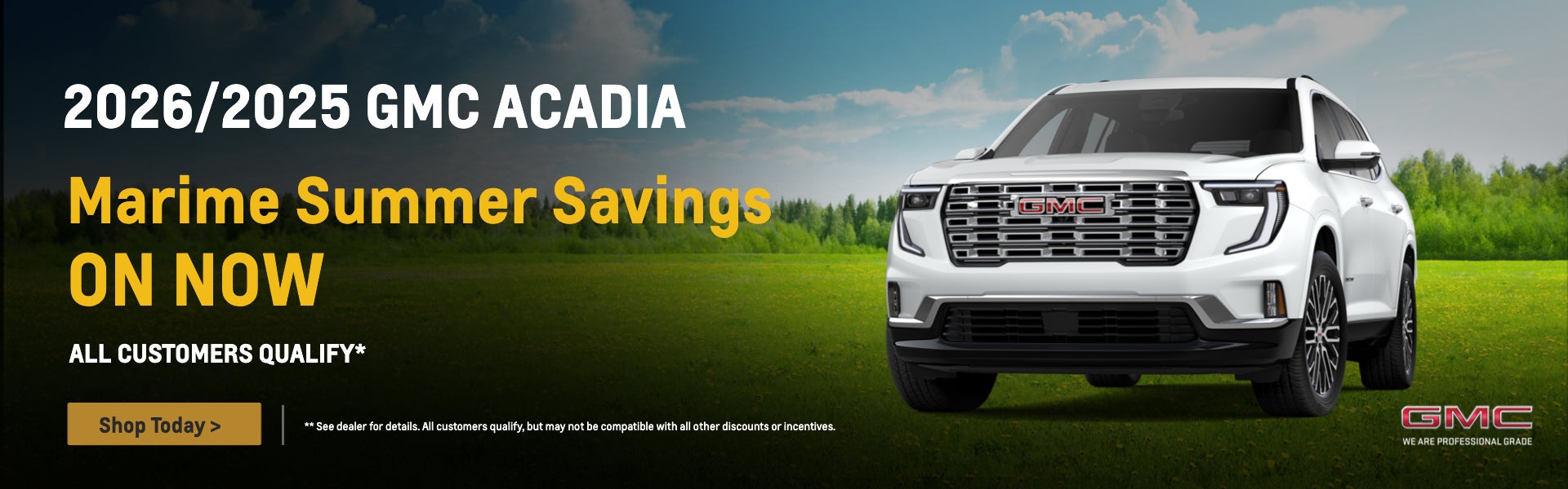 2026/2025 GMC Acadia