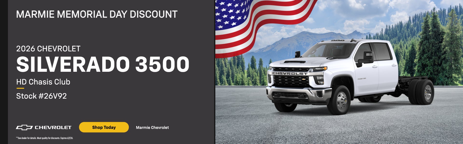 2026 Silverado 3500 HD Chasis Club