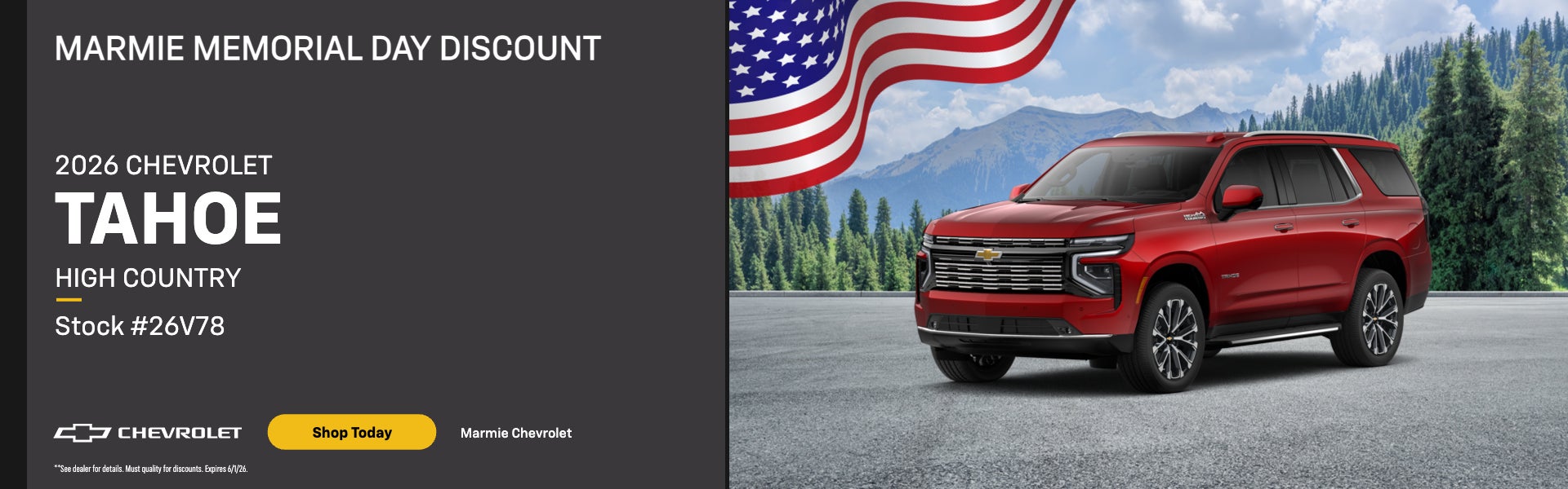 2026 Tahoe High Country